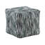 Pouf en tissu multicolore, antidérapant, 100 % moderne, base rembourrée, poids : 2,25 kg, poids du colis : 2,95 kg