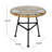 Table With Tempered Glass For Outdoor Use Stylish Side