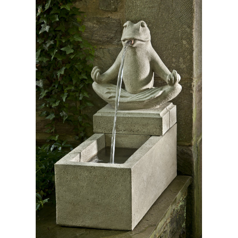 Zen Fountain, Aged Limestone
