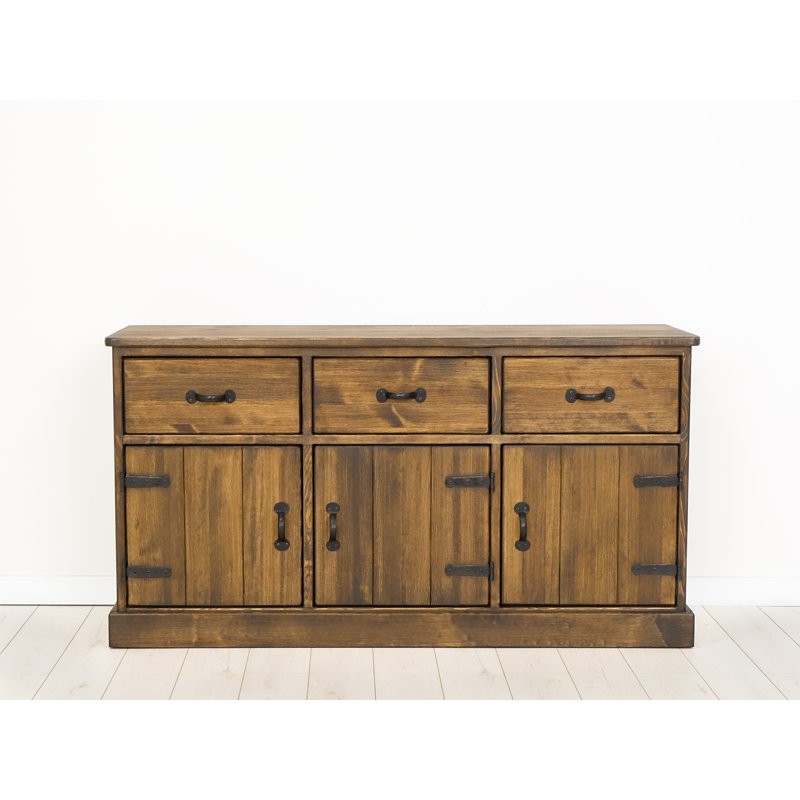 Broussard 152cm Solid Wood Sideboard