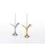 Angelwing Metal Candlestick