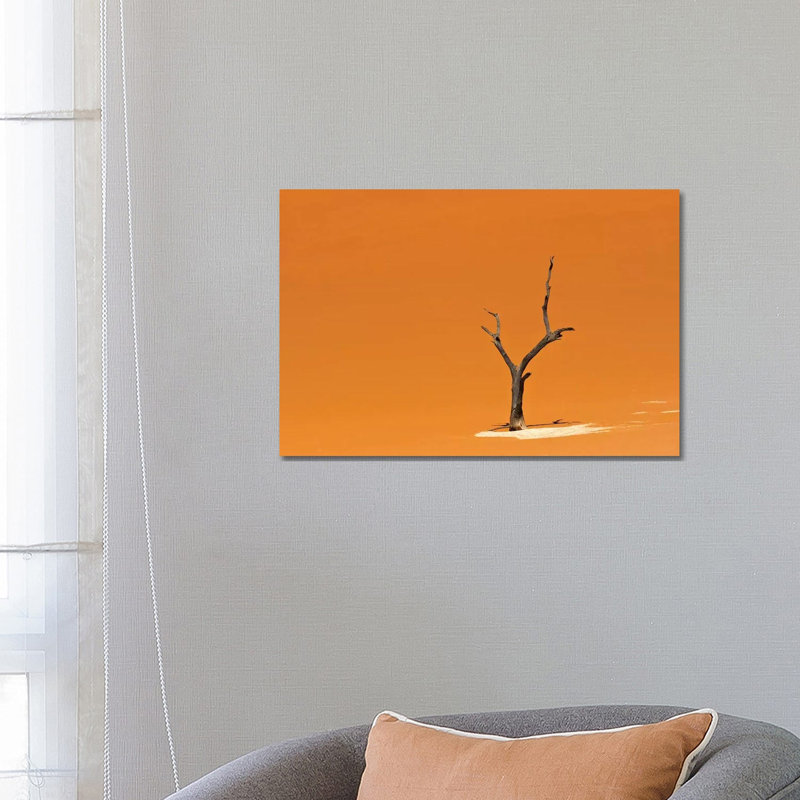 Dead Acacia Trees In Deadvlei, Sossusvlei, Namib-Naukluft National Park, Southern Narim Desert by Keren Su - Wrapped Canvas Print