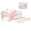 Lit de jour avec tiroirs et lit gigogne, tablettes et tables, station de charge USB-1708817152