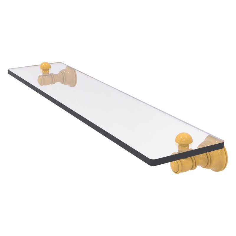 Tablette flottante Carolina, H 2,4 po x l 22 po x P 5,54 po, Or espagnol