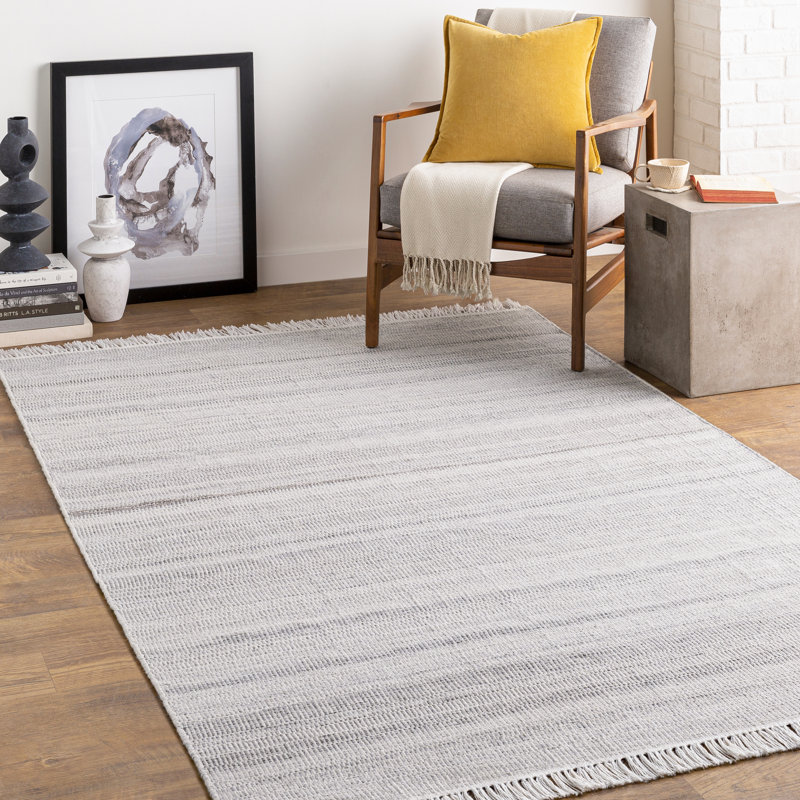 Matteoli Striped Indoor / Outdoor Rug, Rectangle 2' x 3'