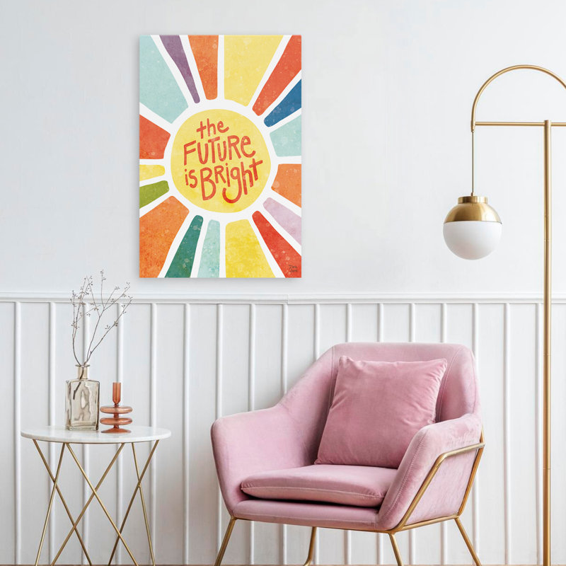 The Futur Is Bright Contemporary, H 24 po x l 16 po