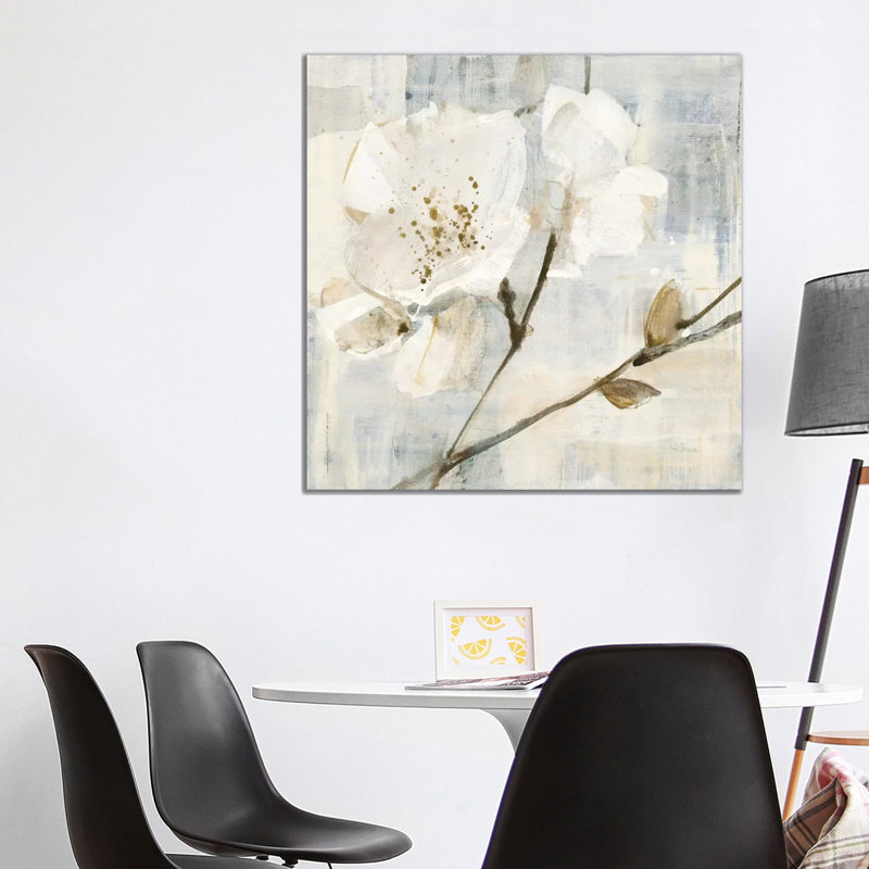 Elegance In Greige I by Albena Hristova - Wrapped Canvas Painting, 93.98 cm H x 93.98 cm W x 3.175 cm D