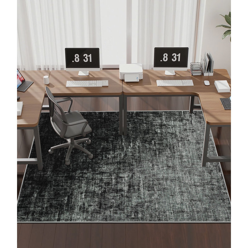 Protecteur de plancher de tapis de chaise et rehausseur de style pour les espaces de bureau à domicile ou de salle à manger