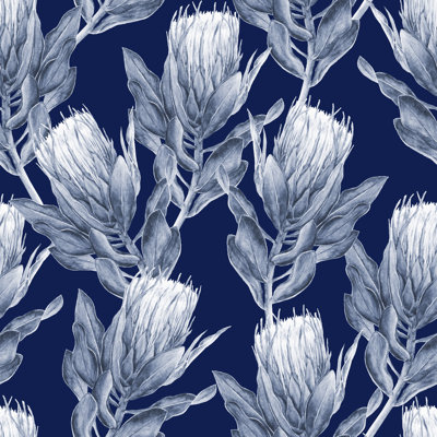 Protea Flower - Wrapped Canvas Print