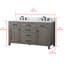 Meuble-lavabo double 60 po Ajiya-182793780-182793778