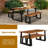 Serra 4 - Person Acacia Patio Dining Set with Rectangular Table