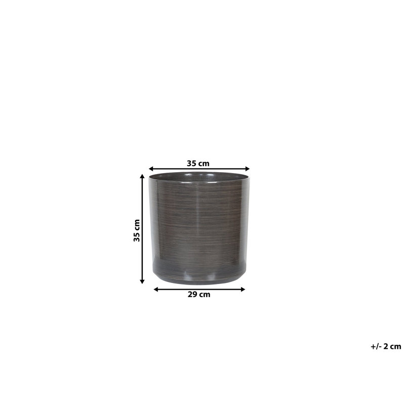 Clay Plant Pot, 35 cm H x 35 cm W x 35 cm D