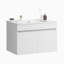 Ensemble de meuble-lavabo simple avec plateau Anahy-2074245579