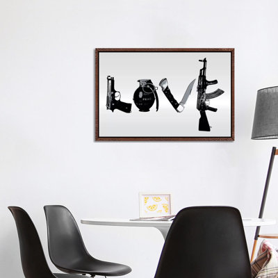 Love by Steez - Print on Canvas