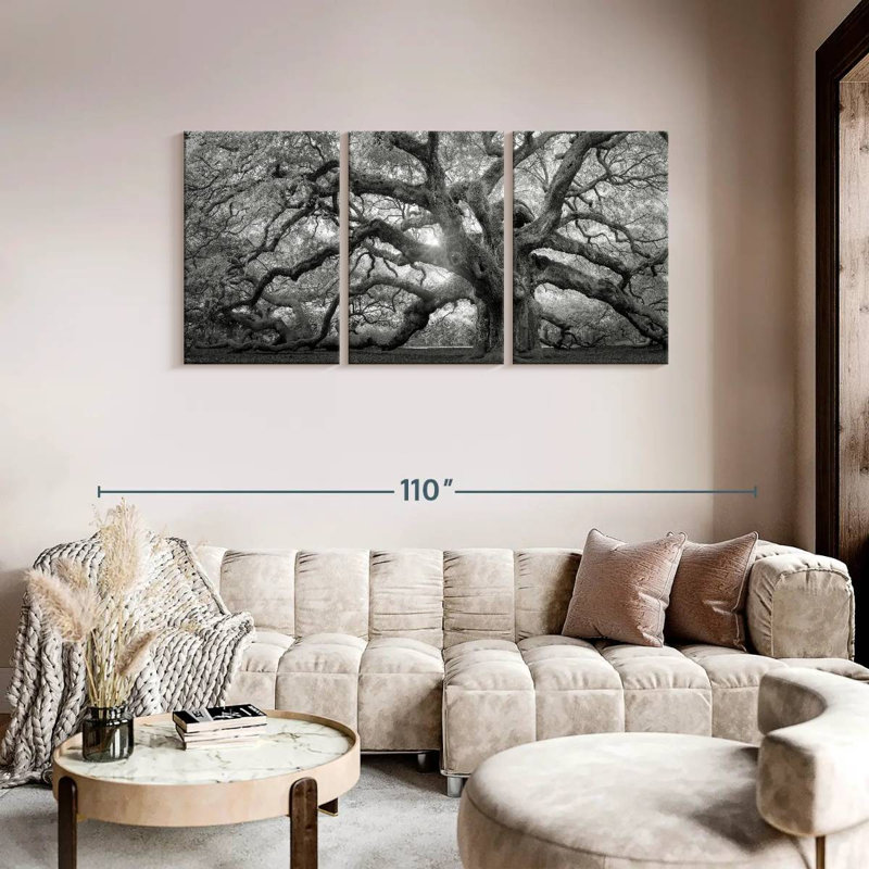 Reproduction d'art sur toile monochromes monochromes, H 39 po x l 80 po x P 1,25 po