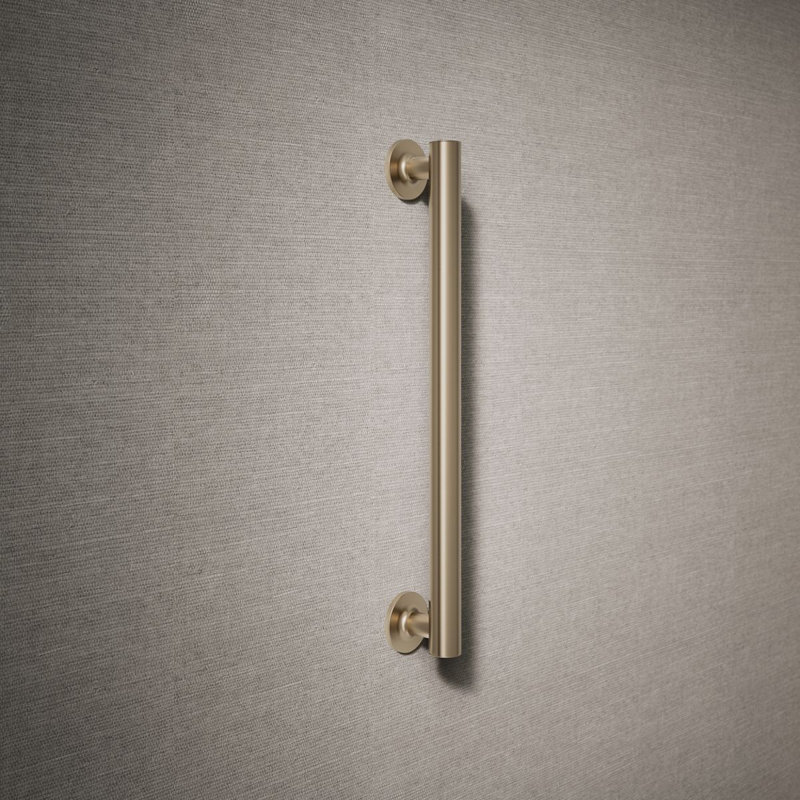 Purist Grab Bar, Vibrant Brushed Bronze, 18"W