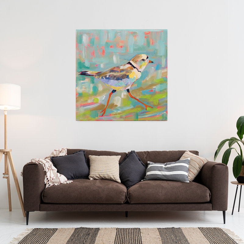 Pluvier côtier, oiseau, art côtier, H 36 po x l 36 po