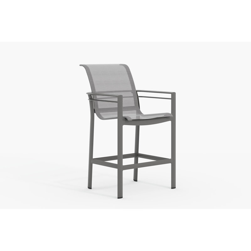 Southern Cay Sling Aluminum Outdoor 22'' Stool