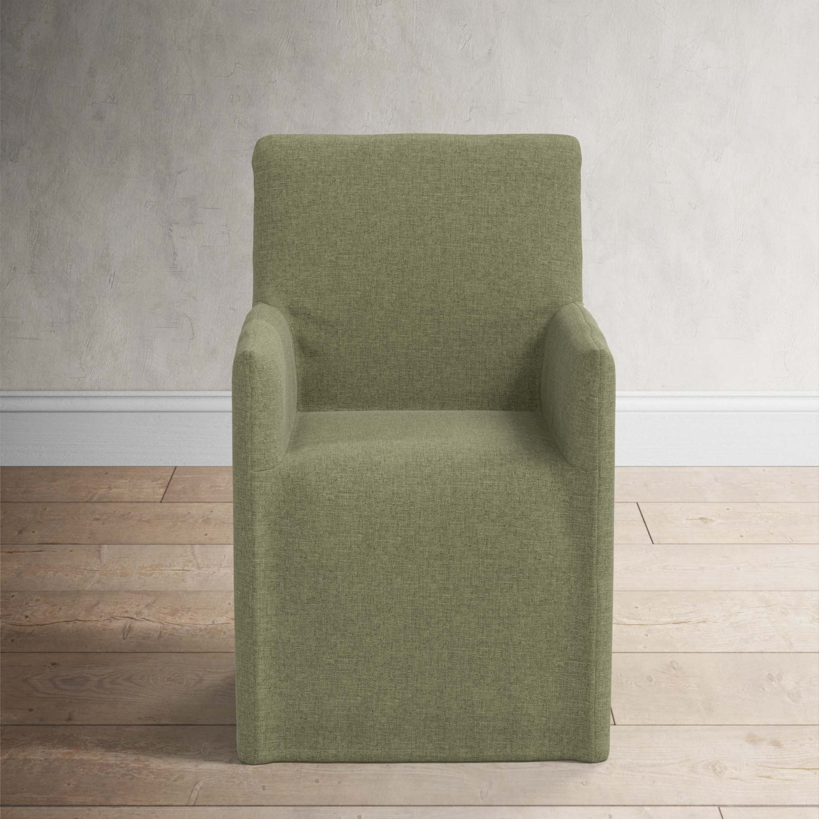 Silvia Dining Chair, Zuma Laurel Textured Linen