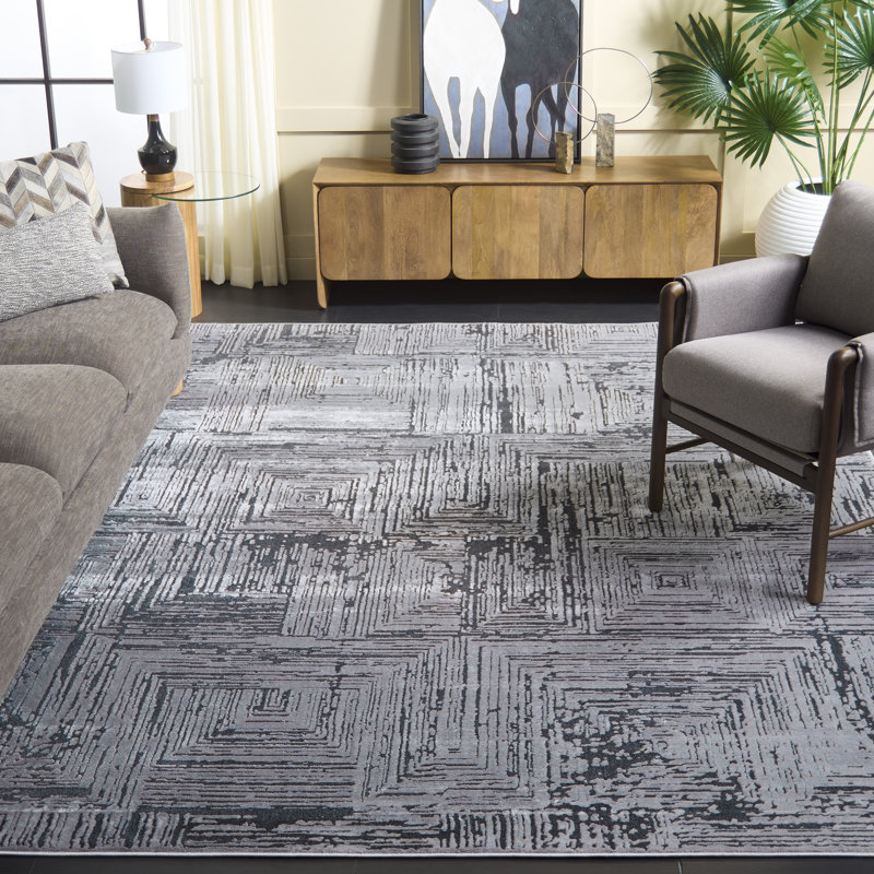 Whisper Performance Abstract Rug, Rectangle 8' x 10'