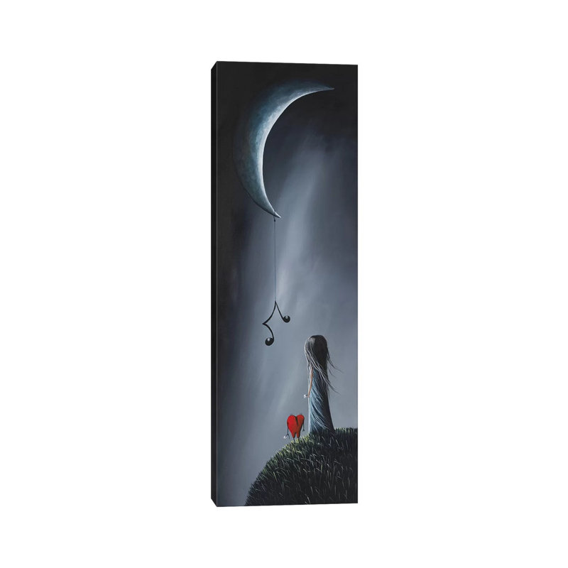 «It's Feel Your Love Song», reproduction d'art panoramique, H 60 po x l 20 po x P 1,5 po, Toile tendue