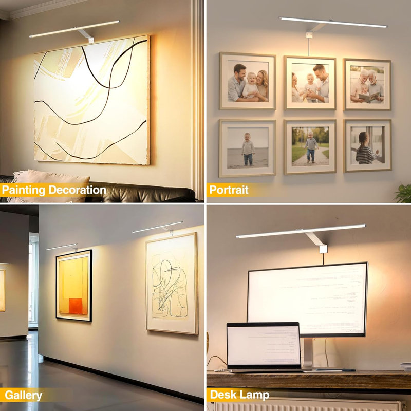 Remote Controlled  Dimmable Picture Light, 23.62"