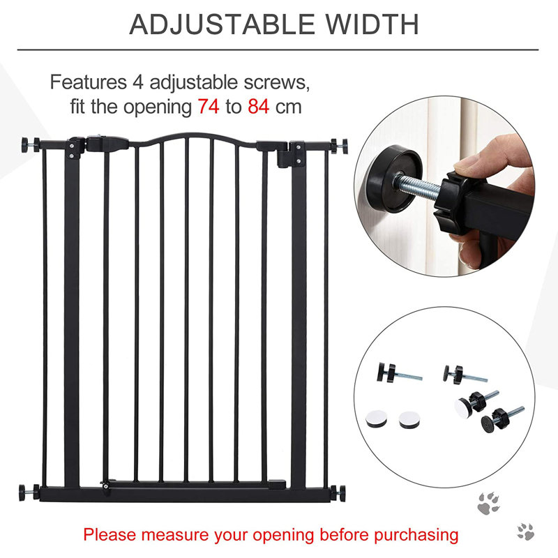 Free Standing Pet Gate With Door