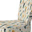 Chaise d'appoint rembourrée bohème et éclectique beige Urban Nomadic