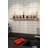 Modern Solid Wood Wall Shelf with Metal Brackets, 5.9 x 5.9 x 23.6 Inches | 100% Solid Wood Construction, Brown & Gold Finish | Stylish Industrial Design, Perfect for Home Decor & Organization