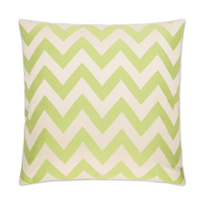 Chevron Pillow Cover & Insert, Green, Square 20"