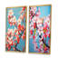 «Pink Apple Blossom Collage», 2 pièces sur toile-1480556354-1480556355