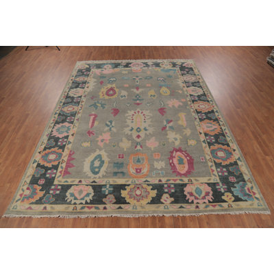 Handmade Oushak Indian Area Rug 9x12