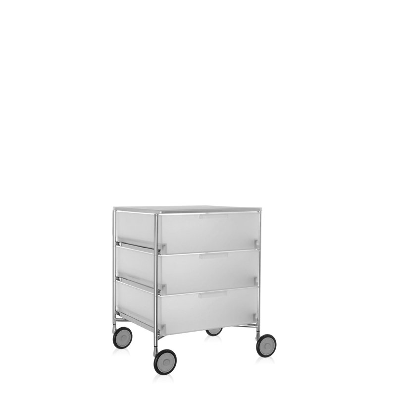 Mobil Drawer Storage, Translucent Ice, 2 Hi, Without Wheels