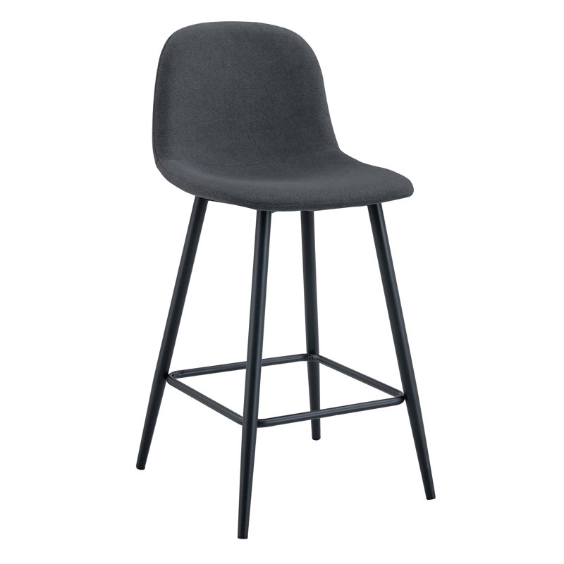 Ensemble de chaises de bar - deux pièces, Gris