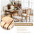 French Style Vintage Solid Back Dining Chair-775765523-797326579