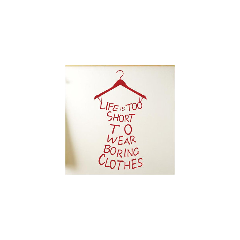 Wall Decal, Dark Red, Large