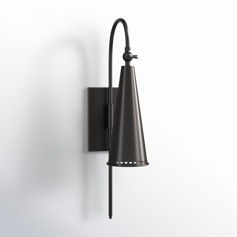 Darla Steel Armed Sconce, Old Bronze