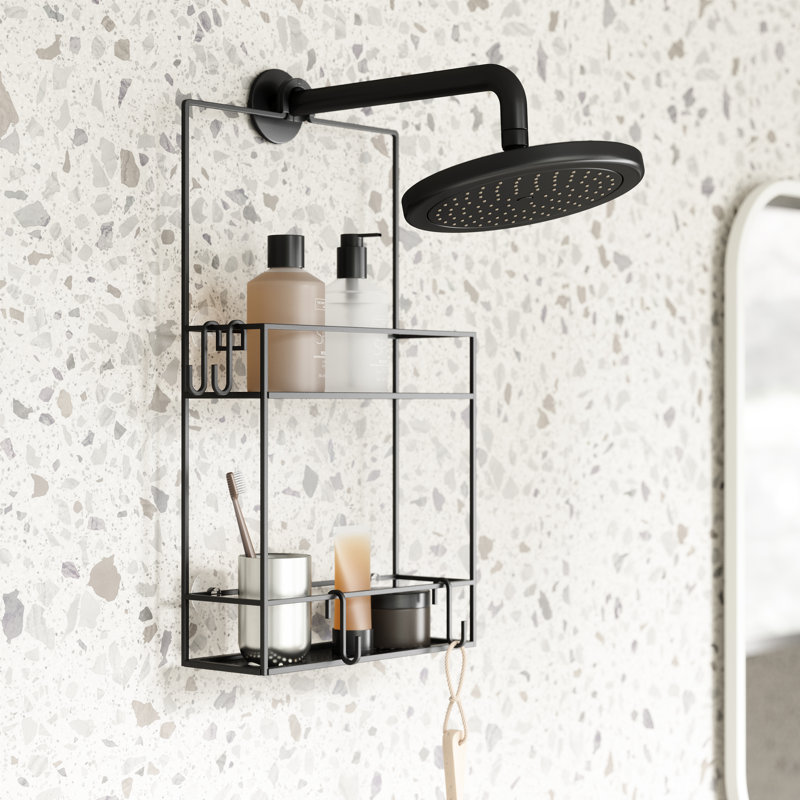 Cubiko Hanging Shower Caddy, 2-Tier Over-the-Door Organizer