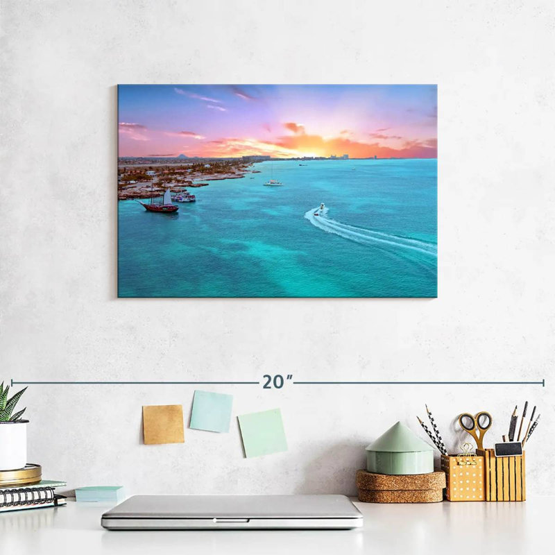 Aruba Gillard Sunset, 8" H x 12" W