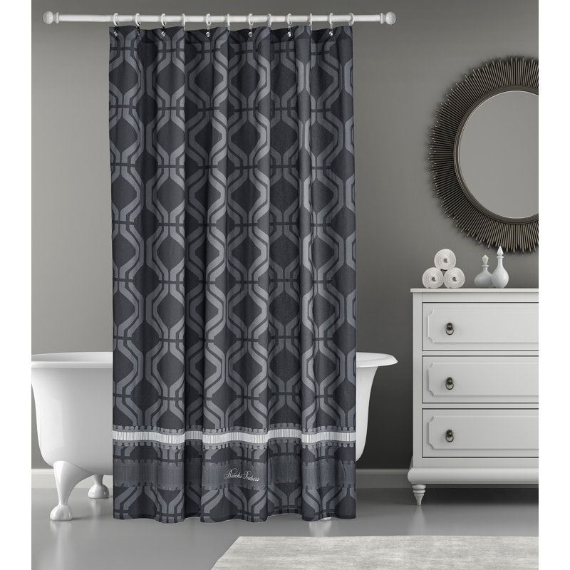 Cotton Shower Curtain, Anthracite