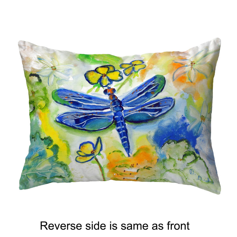 Outdoor Reversible Throw Pillow