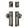 Nostalgic Warehouse Mission Entry Set with Egg & Dart Knob