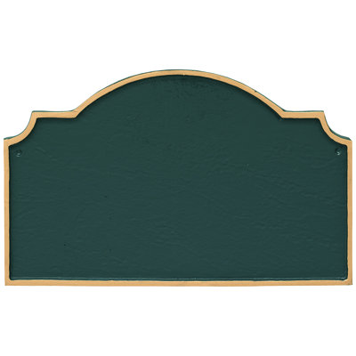 Vanderbilt Standard Two Line Address Sign Plaque