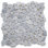 Bardiglio 12" x 12" Marble Pebbles Mosaic Wall & Floor Tile