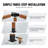 VEVOR Black Metal Hardware-95036810
