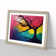 XH1022-7241X Pure Tree In Colour Abstract - Single Picture Frame Print