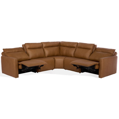 Gretel Leather L-Shaped Sectional
