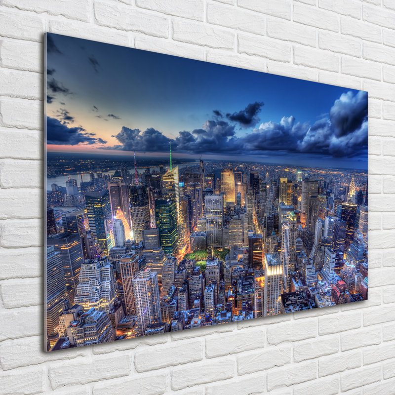 New York Bird Flight - Unframed Art Prints on Glass