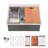 Workstation Functionality Stainless Steel Modern Kitchen Ideal For Versatile Culinary Use