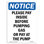 Please Pay Inside Before Pumping Sign